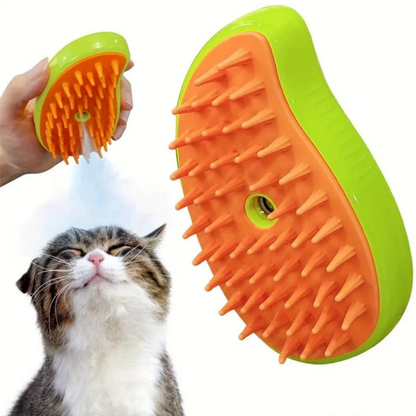 cepillo de vapor 3 en 1 para mascotas
